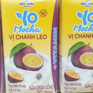 Sữa chua chanh leo uống Mộc Châu